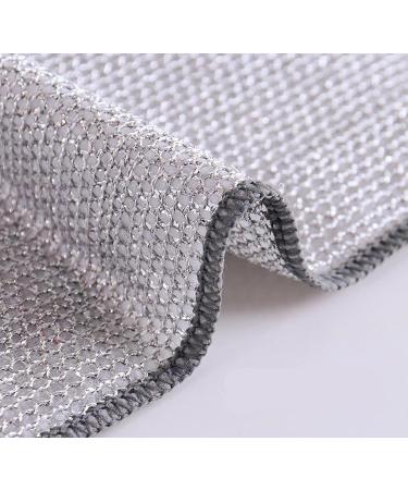 10PCS Wire Dishwashing Rags for Wet and Dry Reusable Non Scratch Wire Dish Washing Rag - Buy Online on GoSupps.com