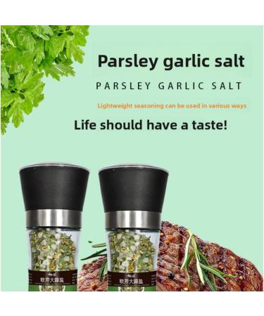 Zercumm Parsley Garlic Salt Ground Bottle 140g * 1 Bottle Light Diet Companion No Burden - Buy Online on GoSupps.com