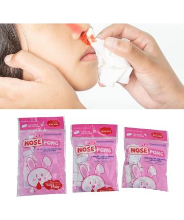 Nose Cotton Rolls - 3 Sizes Nosebleed Plugs for Quick Relief | Easy Use for Adults & Kids | Home First Aid Solution - Buy Online on GoSupps.com
