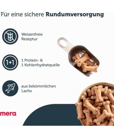 Mera Pure Sensitive Goody Snack Salmon & Rice 500g | Healthy Gluten-Free Treats for Sensitive Dogs | Perfect Training Rewards - Buy Online on GoSupps.com