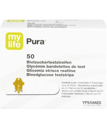 mylife Pura blood sugar test strips 50 pcs