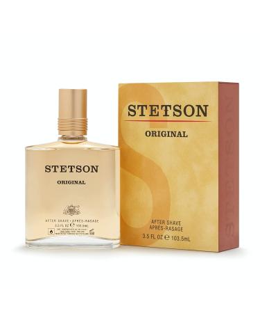 Stetson Original Aftershave by Scent Beauty - Men's Earthy and Woody After Shave Splash - Citrus, Patchouli, Tonka Bean - 3.5 Fl Oz - Buy Online on GoSupps.com