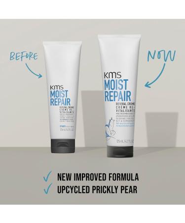 KMS MoistRepair Revitalizing Cream 125ml Enhanced Formula Hydration and Manageability with Recycled Prickly Pear Vegan Formula - Buy Online on GoSupps.com