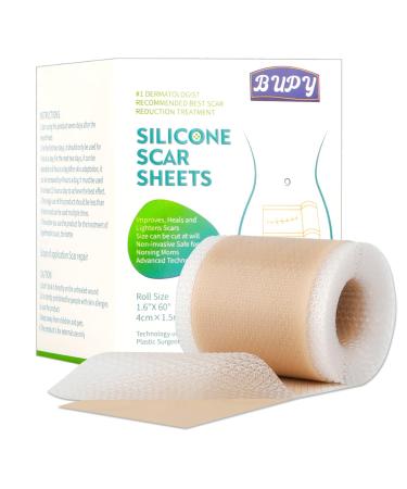 Premium Silicone Scar Tape: Pain-Free Medical-Grade Solution for All Scars - Easy Application and Remova