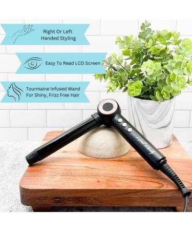 Head Kandy Head Turner Ceramic Curling Wand | 1-Inch Professional Curling Iron for Curls & Loose Waves | Pink | International Shipping Available - Buy Online on GoSupps.com