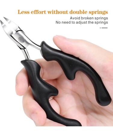 RIMEI Professional Toenail Clippers - Thick & Ingrown Nail Cutters for Men & Seniors | Podiatrist Recommended Stainless Steel Pedicure Tool - Buy Online on GoSupps.com