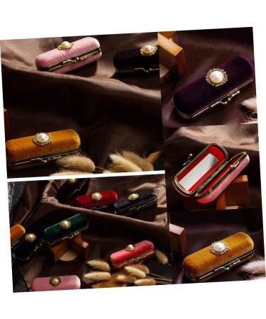  HONMEET Lipstick Box Lipstick Organizer Lip Sleeves Lip Gloss Pocket Cosmetic Mirror Travel Lip Holder Antique Chandelier - Buy Online on GoSupps.com