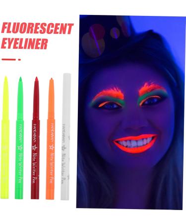 OHPHCALL 15 Pcs Halloween Paint Pen Eyeliner Pen Make up Highlighter Eye Liner Fluorescence Liner Plastic 12.00X0.80X0.80CMx3pcs Assorted Colorx3pcs - Buy Online on GoSupps.com