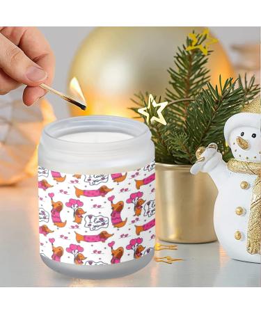 Orange Lemon Scented Candles - Aromatherapy Jar - 7 oz Long Lasting Gifts for Women - Perfect Birthday Gift Set for Dog Lovers - Buy Online on GoSupps.com