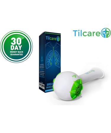 Inspiratory Expiratory Muscle Trainer by Tilcare - Perfect Breathing Exercise Device for Developing Strong Lungs - Lung Expander Exerciser That is Great Drug-Free Therapy for Asthma CHF Dysphagia - Buy Online on GoSupps.com