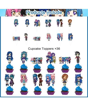37 PCS Funneh Krew Cupcake Toppers for Funneh Krew Theme Party Birthday Party Wedding Baby Shower Anniversary Party Cake Dessert Decorations Supplies Picks - Buy Online on GoSupps.com