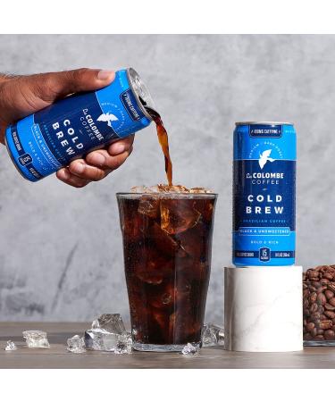 La Colombe Brazilian Cold Brew - 9 Fl. Oz. 4 Pack | Cold Pressed Espresso Coffee | 15 Calories | 100% Arabica | Double-Filtered | Bold & Rich | 120mg Natural Caffeine | Single-Origin | 4 Pack - Buy Online on GoSupps.com