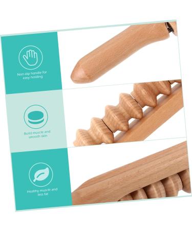 Lalafina Roller Scraping Stick - Wood Massage Tool for Muscle Relief | Yoga Roller & Body Massager - Buy Online on GoSupps.com