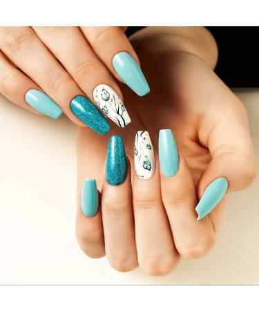 Ballerina Nails Long False Nails Coffin Fake Nails Full Cover Length 100 Pieces Artificial Fingernails Tip with Case for Nail Salons and DIY Nail Art 10 Sizes (Natural) - Buy Online on GoSupps.com