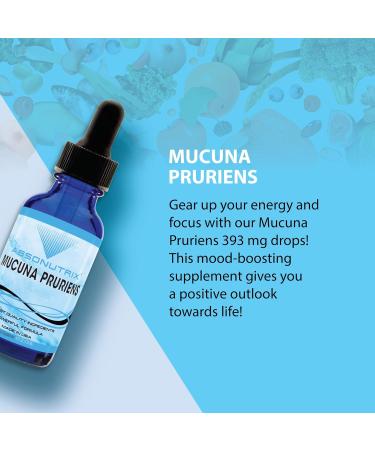 Absonutrix Mucuna Pruriens 393mg 4 Oz Liquid 300 Servings Made in USA Quick Absorption Quality Potent Ingredients Third-Party Tested Non-GMO GMP Certified Cruelty-Free Products - Buy Online on GoSupps.com