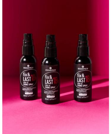 essence cosmetics fix & LAST 18h make-up fixing spray setting mist 50ml - Buy Online on GoSupps.com