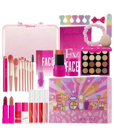 G n rique Makeup Sets | 26 Eyeshadow Palette Blush Stick And Lipsticks Stain Resistant Makeup Set For Beginners Women