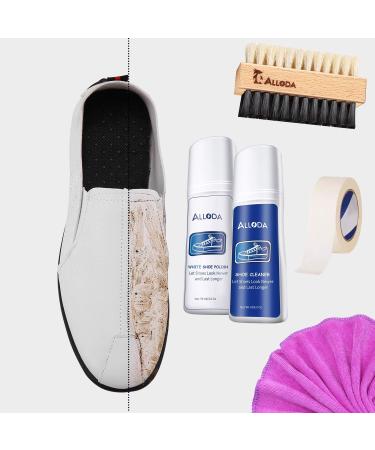 Alloda Shoe Cleaner and Whitener Kit with Brush - Sneaker Cleaning Solution (Clear) - Buy Online on GoSupps.com