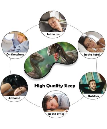 3D Dinosaur Sleep Mask - Light Blocking Eye Mask for Sleeping | Adjustable Forest Magic Sleep Shade for Men & Women - Buy Online on GoSupps.com