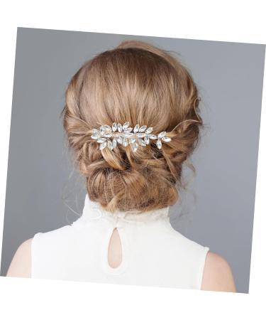 PLAFOPE Crystal Hair Accessories Decorative Hair Side Comb Wedding Hair Side Comb Decorative Hair Comb Wedding Hair Accessories for Brides Wedding Hair Comb for Bridal Rhinestone Hair Comb - Buy Online on GoSupps.com