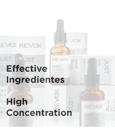 REVOX B77 30% AHA Acids Skin Peeling Solution - Exfoliator for Breakouts, Blackheads, & Enlarged Pores - Buy Online on GoSupps.com