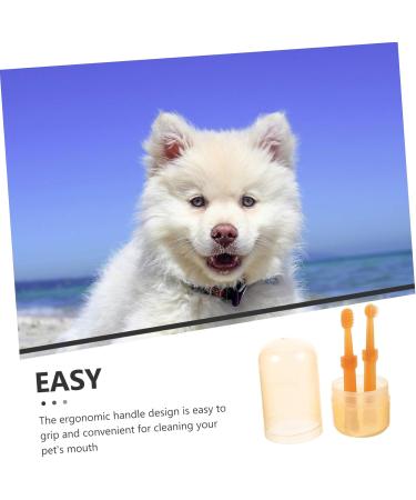 NOLITOY 1 Set Pet Toothbrush Toothbrushes Cleaning Supplies Dog Toothbrush and Toothpaste Pet Brush Puppy - Buy Online on GoSupps.com
