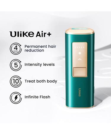 Ulike IPL Hair Removal Air+ with Sapphire- FDA Cleared, Permanent Pain-Free, Salon-like At-home Solution for Body and Face - Buy Online on GoSupps.com