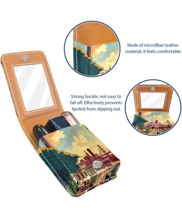 Travel Lipstick Organizer Case - Portable Makeup Bag with Mirror | Shop Bridge City House X624u9jwzj Internationally - Buy Online on GoSupps.com
