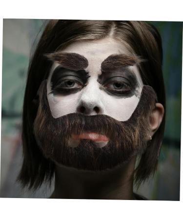 Didiseaon 5 Sets Beard Dress up Realistic Mustache Realistic Beard Full Beard Mustache Fake Eyebrow Plush 20.00X13.00X0.50CMx5pcs Multix5pcs - Buy Online on GoSupps.com