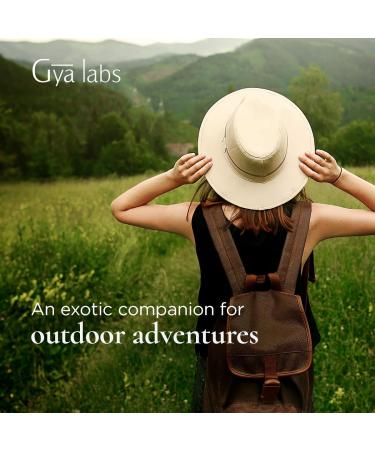 Gya Labs 100ml Lemongrass Spray - Outdoor Protection & Mood Balance - Face & Body Mist for Sensitive Skin - Uplift Mood with Unrefined Essential Oil Spray - Buy Online on GoSupps.com