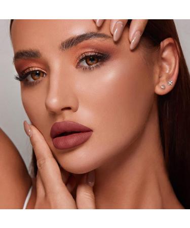 Maki Yika Brown Nude Liquid Lipstick - Long Lasting 24-Hour Matte Lipstick for Women | Waterproof & Smudge Proof Lip Stain - Dinner Time - Buy Online on GoSupps.com