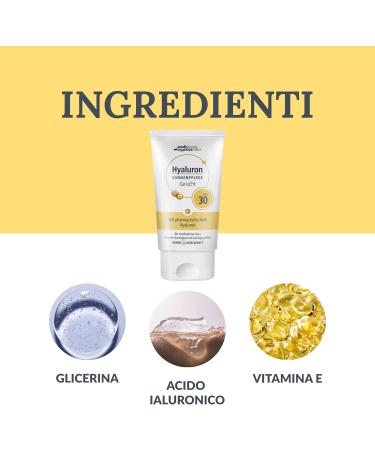  Medipharma Cosmetics Medipharma - SPF 30 Face Sunscreen with Hyaluronic Acid 50ml - Anti-Aging Moisturizing Sun Protection - For sensitive and dry skin - Water resistant - Non-greasy - Buy Online on GoSupps.com