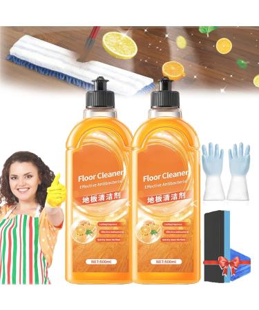 Yagerod Fourpeopeo Cleaner Powerful Decontamination Floor Cleaner 2024 New Fourpeopeo Multifunctional Cleaner Floor Cleaners All Purpose Stain Remover for Home for Wood Floors Tile Floors (2PCS)