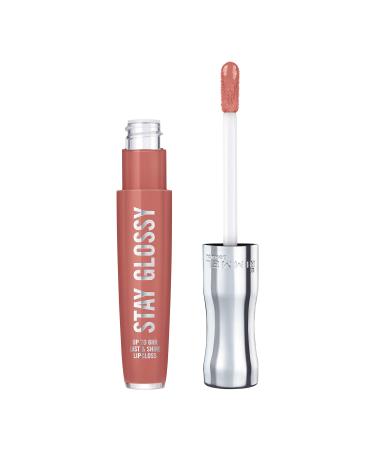 Rimmel Stay Glossy 6HR Lip Gloss  Sippin  0.18 Fl Oz (Pack of 1) Sippin 0.18 Fl Oz (Pack of 1) - Buy Online on GoSupps.com