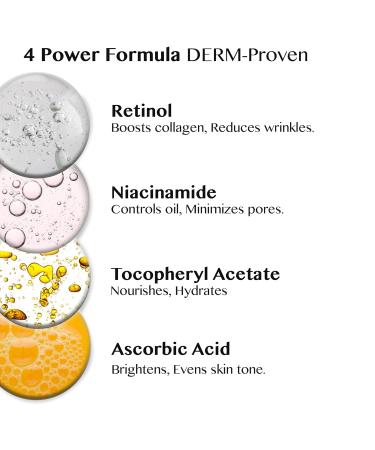 Eye Cream Roller with Retinol & Niacinamide - Dark Circle Reducer & Anti-Wrinkle Treatment for Sensitive Skin - Night Cream for Puffiness | Made in Korea - Buy Online on GoSupps.com