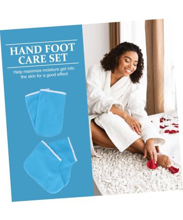 DRESSOOS 1 Set Gloves and Booties Paraffin Wax Foot Cover Paraffin Glove Paraffin Gloves Wax Gloves for Hands Mittens Kids Cotton Mittens Wax Bath Mitts Care Work Floor Mat - Buy Online on GoSupps.com