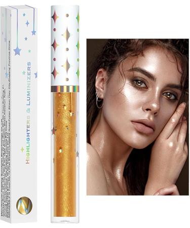 Liquid Highlighter for Face Liquid Highlighter Makeup Stick | Glow Enhancer Illumination Glow Drops Waterproof Liquid Highlighter Drops Long Lasting For Face 02# 1 count (Pack of 1) - Buy Online on GoSupps.com