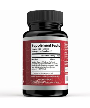 Keto Weight Loss Diet Pills - Rapid Fat Burner for Men and Women - Metabolism and Energy Boost - All Natural Gluten/Sugar Free with Raspberry Ketones - 60 Veggie Capsules - Buy Online on GoSupps.com