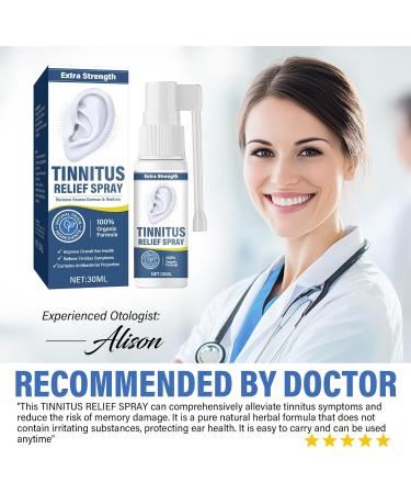 AiRunTech Tinnitus Relief for Ringing Ears Tinnitus Relief Spray Natural Tinnitus to Effectively Reduce Ear Noise Improve Hearing and Promote Healthy Hearing 30ML - Buy Online on GoSupps.com