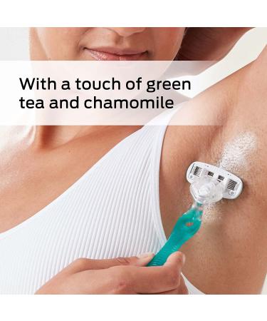 Schick Hydro Silk Sensitive Skin Razor for Women - 5 Moisturizing Blade Refills - Buy Online on GoSupps.com