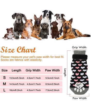 Rypet Anti Slip Dog Socks 3 Pairs - Dog Grip Socks with Straps for Indoor Traction Control - Paw Protector for Small Medium Large Dogs - Buy Online on GoSupps.com