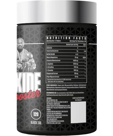 Dexter Jackson Black Series Nitric Oxide Booster - Burns Fat & Boosts Metabolism | 60 Tablets | International Shipping Available - Buy Online on GoSupps.com