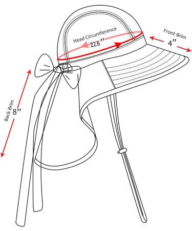Solaris Women's Sun Hat with Neck Flap - Blue | Large Brim, UV Protection, Foldable | Perfect for Fishing, Hiking - Buy Online on GoSupps.com