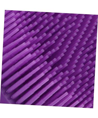 SEWACC 5pcs Silicone Bath Brush Set - Body Cleaning Massager and Shower Tool in Purple - Buy Online on GoSupps.com