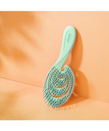 Ninabella Bio Hairbrush - Sustainable Detangler for Women Men & Children | Eco-Friendly No Tangle Hair Brush for Long & Wet Hair - Buy Online on GoSupps.com