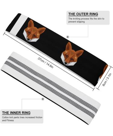 Geometry Fox Yoga Workout Bands - Comfort Leg & Booty Resistance Straps for Physical Therapy - Buy Online on GoSupps.com