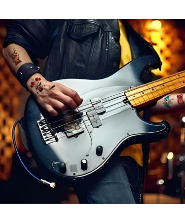 20 Sheets Rock and Roll Temporary Tattoos Rock Star Party Favors Party Decorations Supplies Gifts Born to Rock 50s/80s Rock Theme Party Temporary Tattoos - Buy Online on GoSupps.com