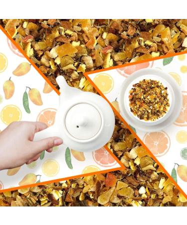 Plant Gift Taiwan Mango Health Tea White Roselle Apple Rock Sugar Mango Papaya Orange Peel Chrysanthemum Hibiscus Herbal Tea NonGMO Fruit in Iced Tea and Hot Tea 70g25oz - Buy Online on GoSupps.com