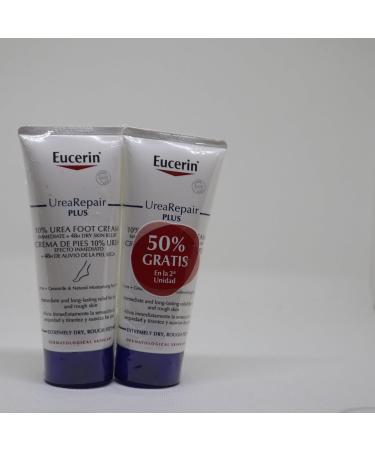 Eucerin Foot Repair Cream 10% Urea - 2 x 100ml | Best Foot Care for Dry Skin - International Shipping Available - Buy Online on GoSupps.com