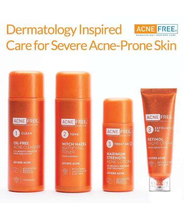 AcneFree 24 Hour Severe Acne Clearing System - 11.52 oz | Effective Acne Treatment for All Skin Types - Fast International Shipping - Buy Online on GoSupps.com